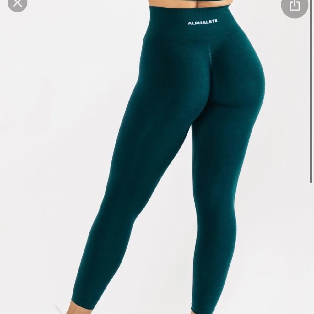 Alphalete amplify leggings - TEAL - Medium